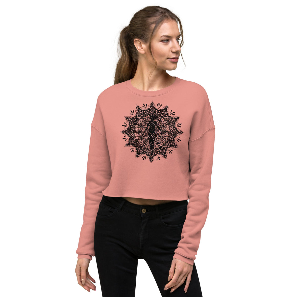 Crop Sweatshirt • Cosmos - Shala Art