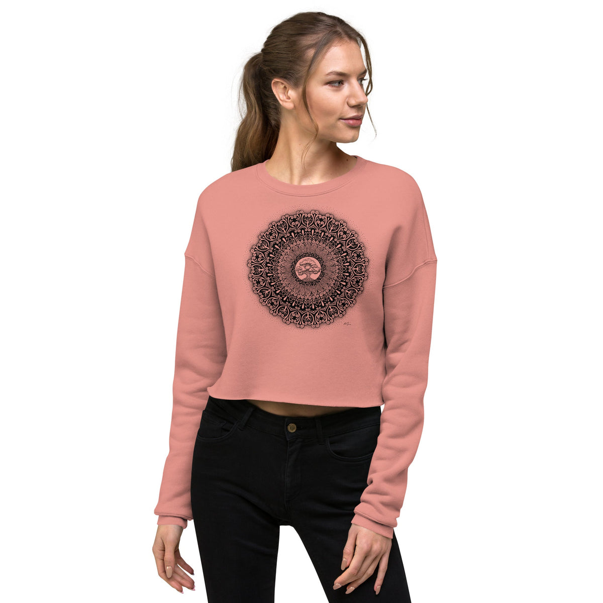 Crop Sweatshirt • Grounded - Shala Art